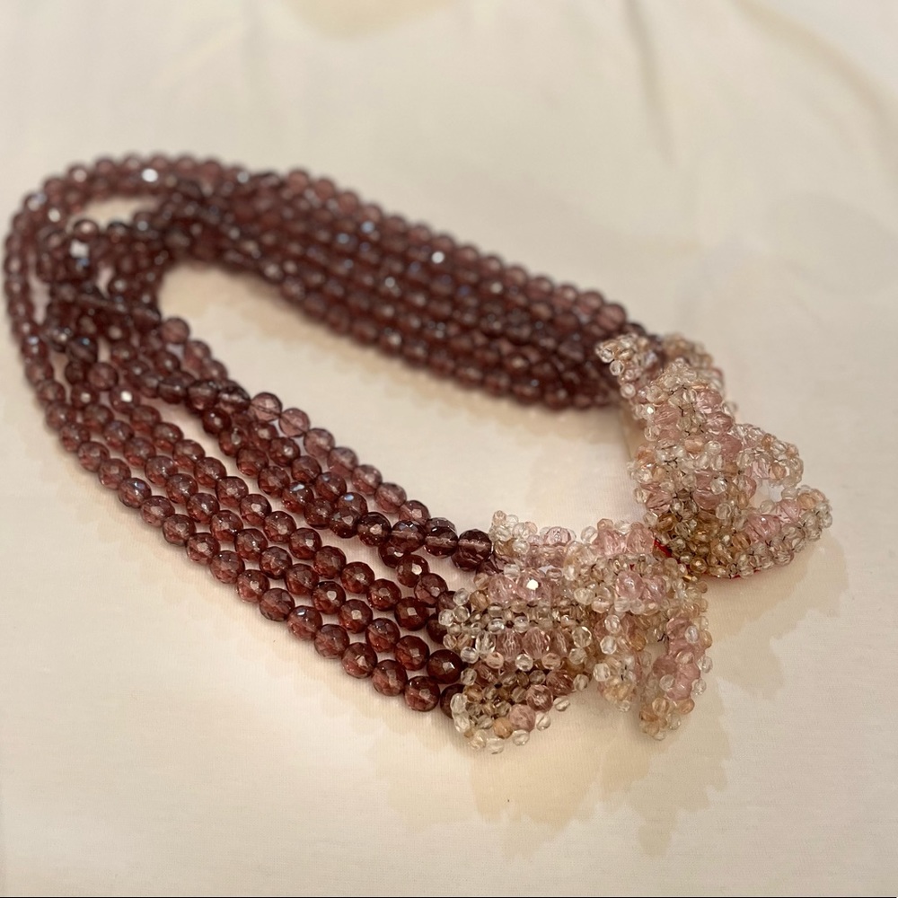 Rare Coppola E Toppo crystal necklace